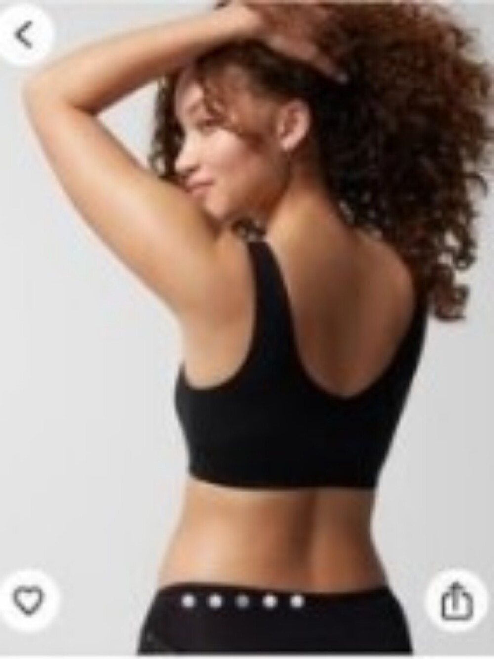 NWOT Soma Black Enbliss Wireless Seamless Bralette Size Medium - Picture 2 of 9